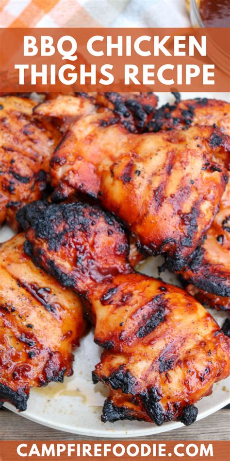 Bbq Chicken Thighs Recipe Campfire Foodie