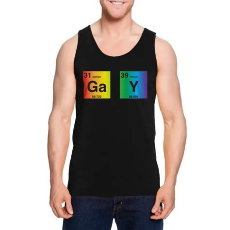 GAY PERIODIC TABLE Of Elements LGBTQ Pride Awareness Men S Tank Top