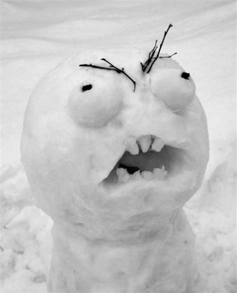 Most snowmen are pretty standard and tame. 22 Funny And Creative Snowman Ideas - FunCage