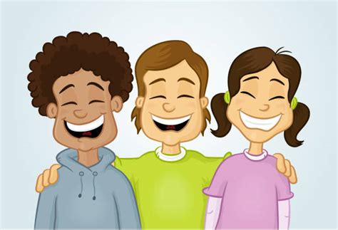 Best Friends Laughing Illustrations Royalty Free Vector Graphics