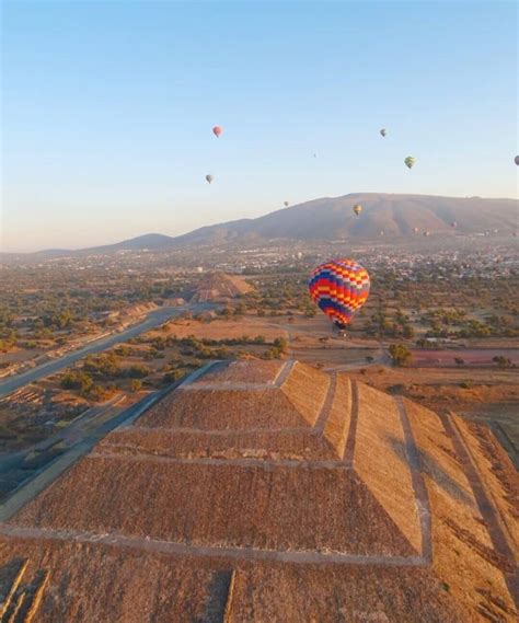 Hot Air Balloon Over Teotihuacán Pyramids What To Expect Where Goes Rose