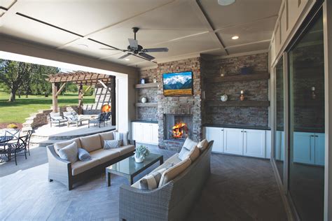 Patio Ideas Outdoor Fireplaces Meet Hygge Home Decor