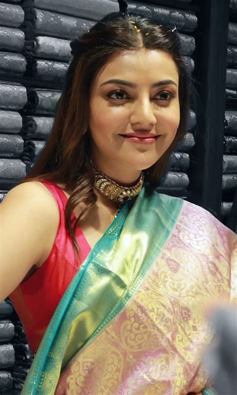 Kajal Aggarwal Photoshoot In Rich Silk Saree