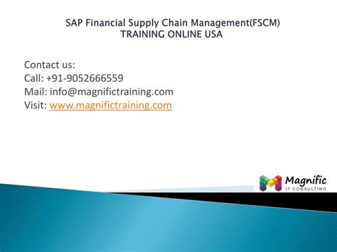 Ppt Sap Financial Supply Chain Managementusa Powerpoint Presentation