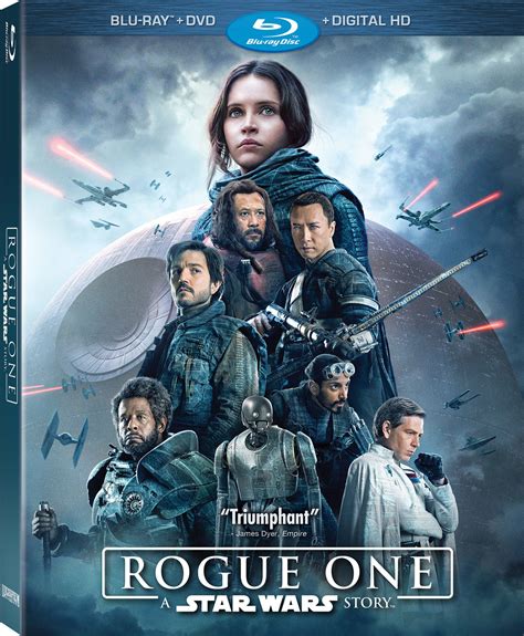Rogue One A Star Wars Story Blu Ray Dvd Fílmico
