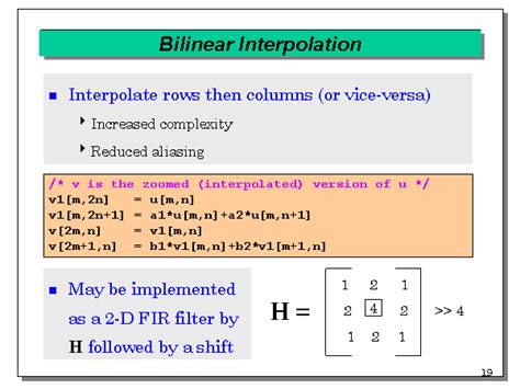 Bilinear Interpolation