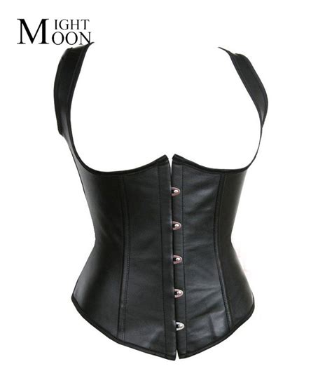 Moonight Gothic Underbust Bustier Sexy Corset Top Black Waist Corsets Size S M L Xl 2xl In