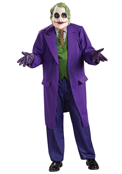 Deluxe Adult Joker Costume Dark Knight Movie Adult Joker Costumes