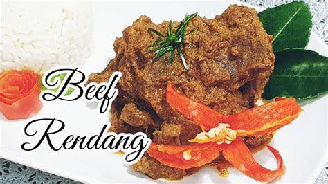 Singapore Easy Beef Rendang Recipe Rendang Singapore Youtube