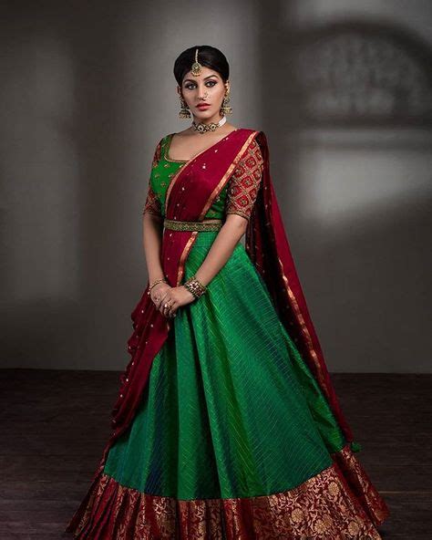 40 Half Saree Designs That Are In Trend This Year Candy Crow