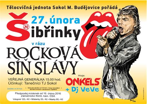 Šibřinky Rocková Síň Slávy Sokol Moravské Budějovice