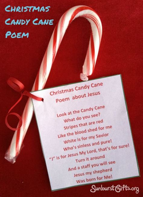 From tree trimming, to special music, exchanging gifts, good food to name only a few. Jesus Candy Cane Poem | Great Gift for the Elderly ...