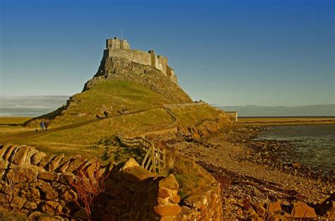Lindisfarne Castle Is A Castle Located On Holy Island On The North