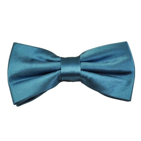 Plain Dusty Blue Mens Bow Tie From Ties Planet Uk