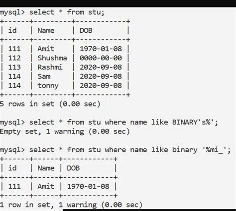 How To Enforce Like Case Sensitive In Mysql Delft Stack