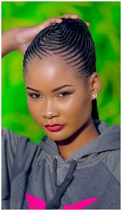 beautiful line braids for round faces in 2021 african hair braiding styles african braids