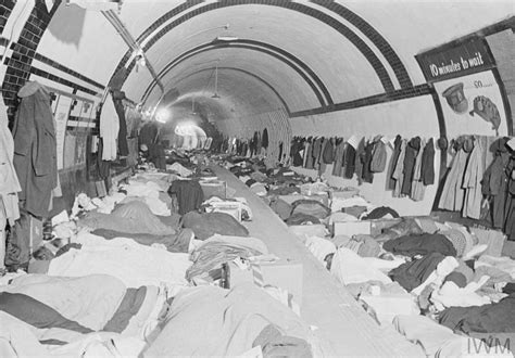 The London Underground As Air Raid Shelter London England 1940 D 1677
