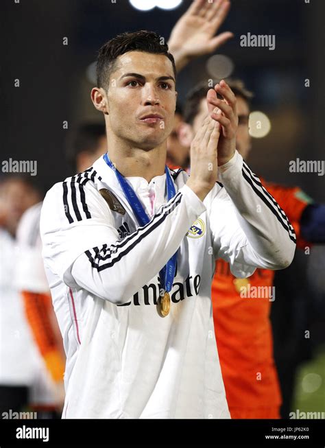 Marrakesh Morocco Real Madrids Cristiano Ronaldo Celebrates After