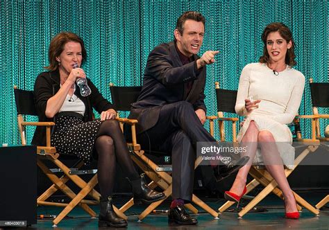 Michelle Ashford Michael Sheen And Lizzy Caplan Attend The Paley