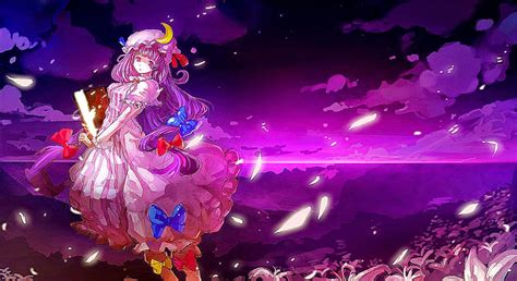 Anime Purple Wallpaper Purple Anime Sky 2560x1080 Download Hd