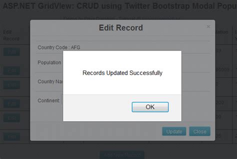ASP NET GridView CRUD using Twitter Bootstrap Modal Popup controlstyle cssclass CSDN博客
