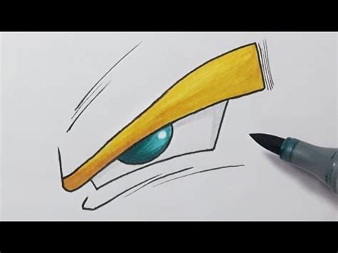 Welcome to the dragon ball z: How to Draw a Dragon ball Z Eye - Step by Step - YouTube
