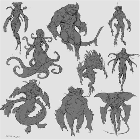 Artstation Taran Fiddler S Submission On Beneath The Waves Character Creature Design