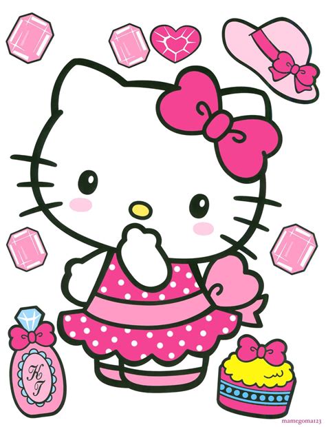 Hello Kitty Line Drawing Free Download On Clipartmag