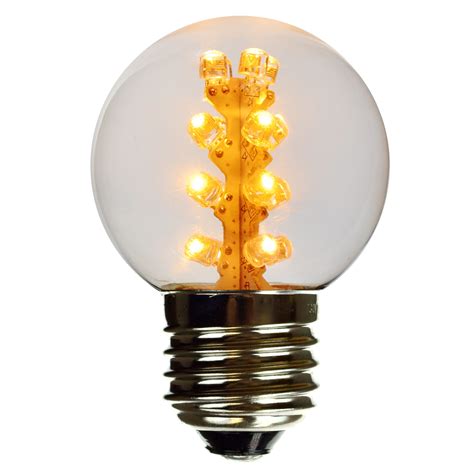 Warm White Led Globe Light Bulb G50