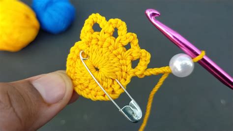 Nice Crochet Ideas A Really Pretty Crochet Patterns On A Safety Pin