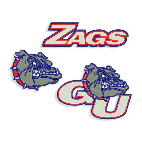 Gonzaga Bulldogs Machine Embroidery Designs And Svg Files