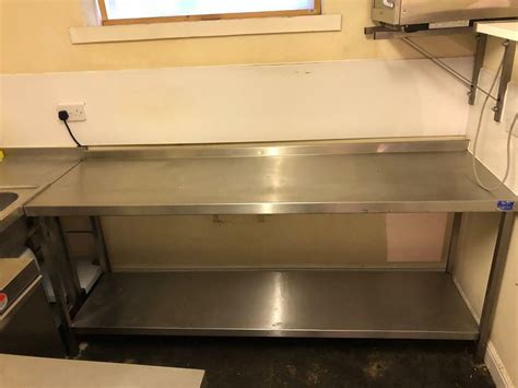 Stainless steel kitchen worktop 20 cm the worktop is a convenient space for food preparation. Stainless Steel Commercial Kitchen Worktop | in Swansea ...