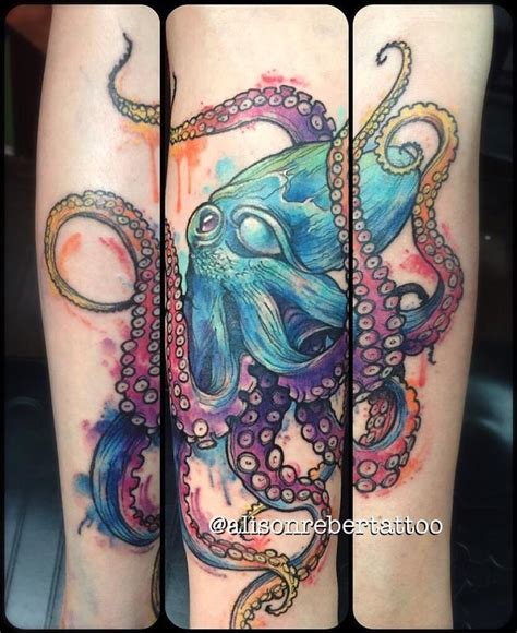 Octopus Tattoo By Alison Reber Tattoonow