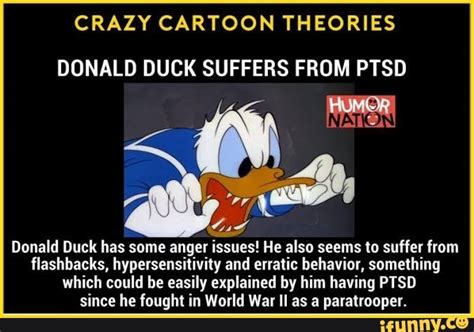 Crazy Cartoon Theories Donald Duck Suffers From Ptsd Donald Duck Has