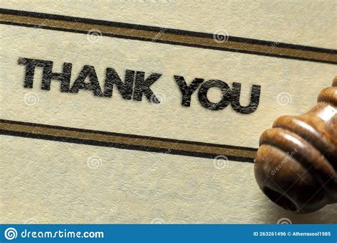 Thank You Banner Sign Message Symbol Vector Isolated White Stock Photos