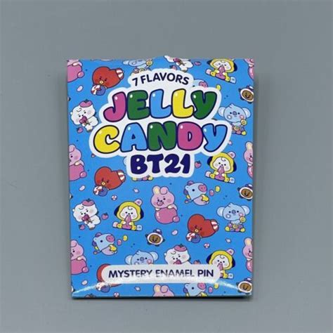 Bt21 Bts Jelly Candy Blind Box Enamel Pin Shooky 4582661714