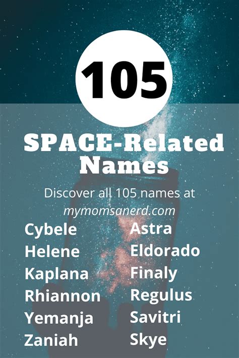 Space Related Names Over 105 Out Of This World Ideas For Boys And
