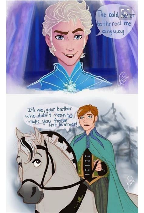 Gender Swap Frozen Disney Fan Art Disney Elsa Jack Frost