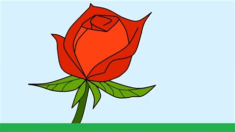 How To Draw A Rose Step By Step Very Easy Video Lesson