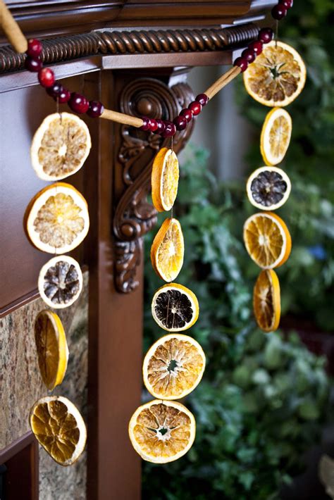 Dried Citrus Fruit Garland Jms Entertaining