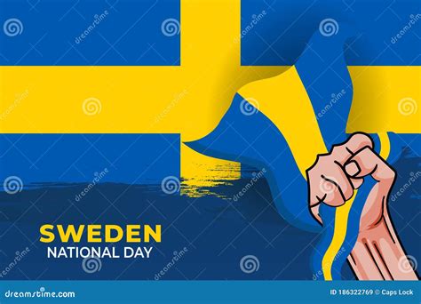 National Day Of Sweden Swedish Sveriges Nationaldag Celebrated