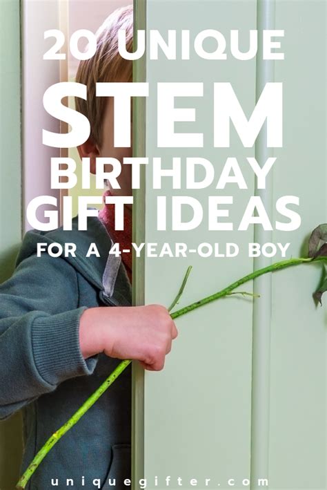 20 Stem Birthday T Ideas For A 4 Year Old Boy Unique Ter 4