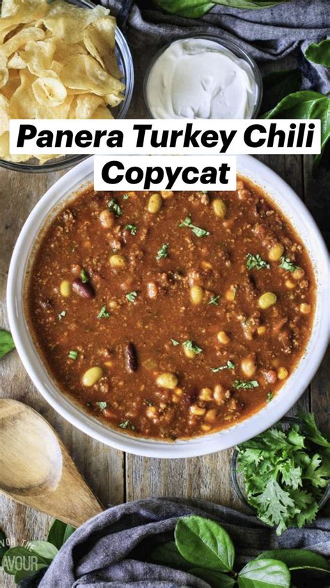 Panera Turkey Chili Copycat Turkey Recipes Chili Panera Turkey Chili