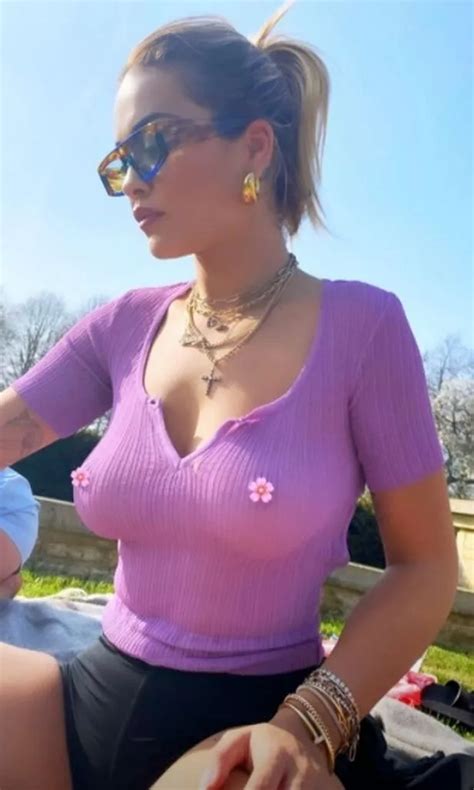 Rita Ora Ditches Bra As She Flashes Killer Curves In Totally