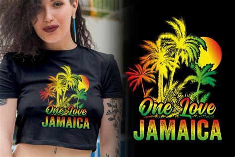 One Love Jamaica T Shirt Design Graphic By Nicetshirtdesigner16 · Creative Fabrica