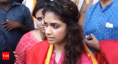 Keerthy Suresh S Fitting Reply To A Reporter Who Asked Her To Speak In