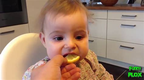 Babies Eating Lemons For The First Time Compilation 2013 YouTube