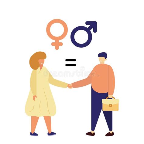 Gender Equality Icon Sex Vector Symbol Female And Male Sign Stock Vector Illustration Of