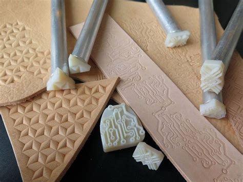 3d Print Your Own Leather Stamps Leather Stamps Leather Tooling