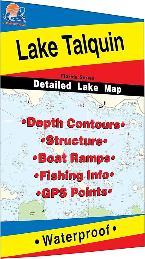 Lake Talquin Fishing Map Sports And Outdoors